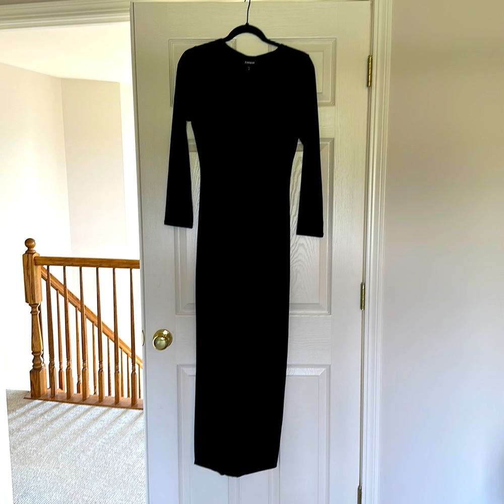 Express women’s medium wrap dress black. Worn once to an event